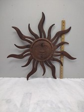 (L8) 23" Sun Metal Wall Art Outdoor Decor Wall Decoration Metal