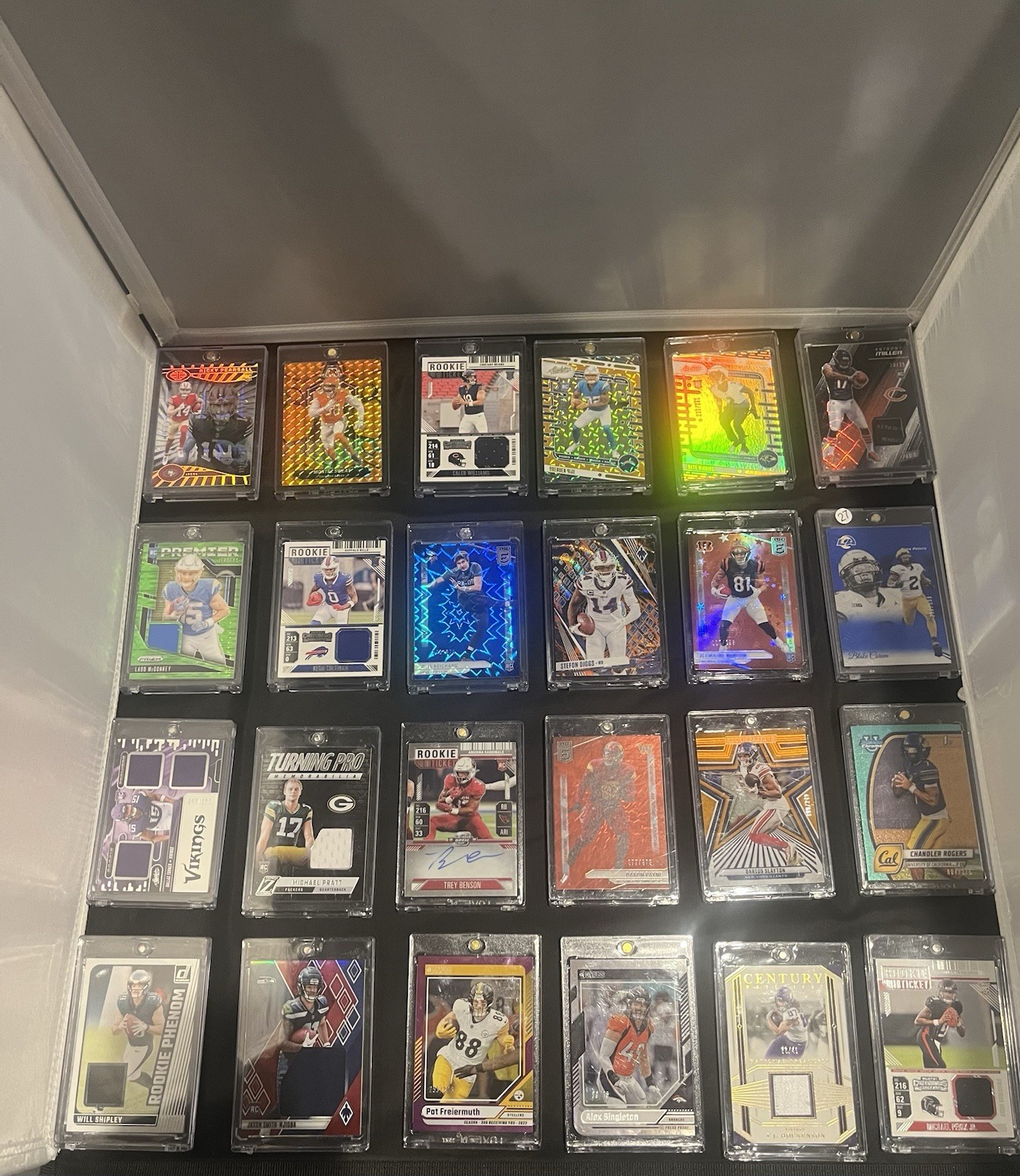 242 NFL Card Lot!! Numbered, Patches, Auto, BIG NAME QB!!! CALEB WILLIAMS MAYE view 12