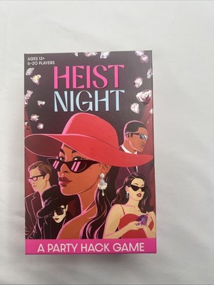 Heist Night Board Game, w/ Real Fake GEM, Funko Party Hack 6-20 Players Ages 13+