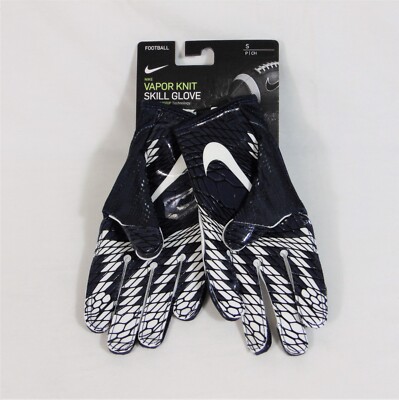 Nike Vapor Knit 2.0 Navy Blue Skill Receiver Football Gloves Sz