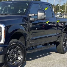 2023-2025 Ford F250 Door Handle COVERS w/o SKH+Top Mirrors HX  ANTIMATTER BLUE