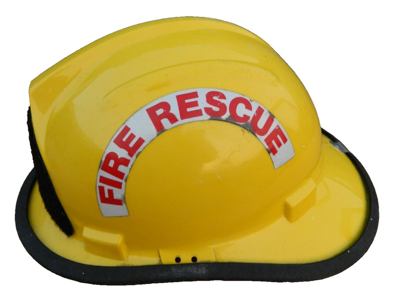 Vtg*FIRE RESCUE*1987 Bullard Firedome ll FH2100 Hard Boiled Helmet W/Suspension