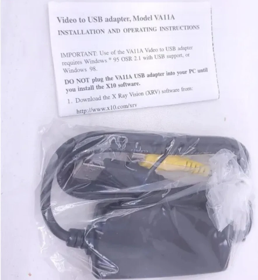 X10 USB Video Adapter Model VA11A Home Security & Surveillance Camera Brand NEW - Image 3 of 4