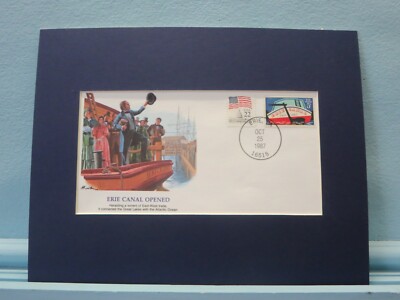 DeWitt Clinton & the Opening of the Erie Canal & Commemorative Cover