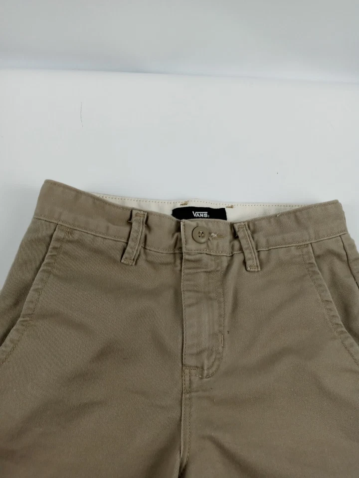 Pantalones Cortos Vans Niños Talla 26 Beige Bolsillos Chinos Foto 3 de 4