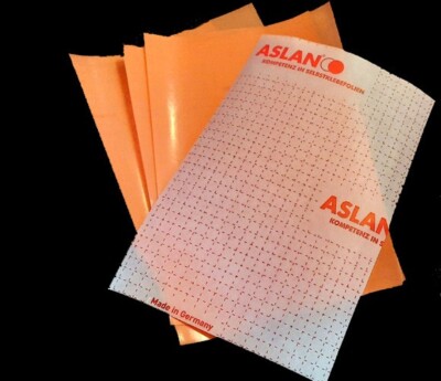4x 20cm x 30cm doppelseitige Klebefolie transparent klar Aslan DK3