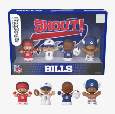 Buffalo Bills Little People 2023 Josh Allen Von Miller Dawson Knox Super Fan
