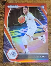 2021-22 Prizm Draft Picks Joel Ayayi #29 Red Prizm Rookie RC #d /299 Gonzaga SP
