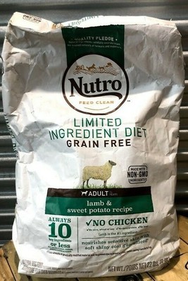 nutro ultra limited ingredient
