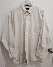 VTG CHAPS Ralph Lauren Long Sleeve Button Down Dress Shirt Size 16.5 32 - 33