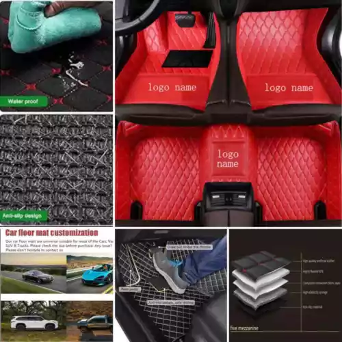 For Dodge Durango 2004-2024 Car Floor Mats Custom Carpets Waterproof All Models - Picture 35 of 35