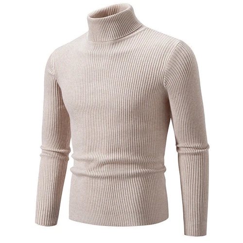 Herren Pullover Rollkragenpullover Männer Strickwaren Winter Langarm Strickpullover - Bild 24 von 38