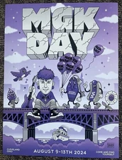 Machine Gun Kelly MGK Day 2024 Cleveland Poster 18x24 In Hand SOLD OUT!!!