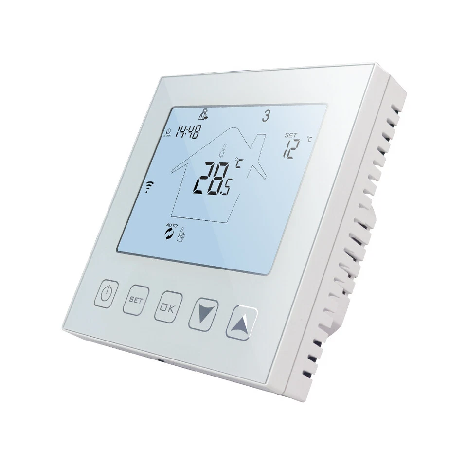 Tuya WiFi Thermostat 16A Smart Touch Warm Floor Heating Temperature Controller - Image 2 of 4
