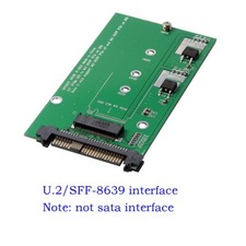 U.2/SFF-8639 NVMe PCI-E SSD to M.2 NGFF M Key SSD Converter Adapter Card