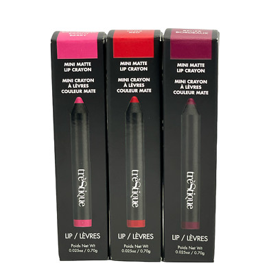 treStique Mini Matte Lip Crayon 0.025oz./0.70g New; You Pick!