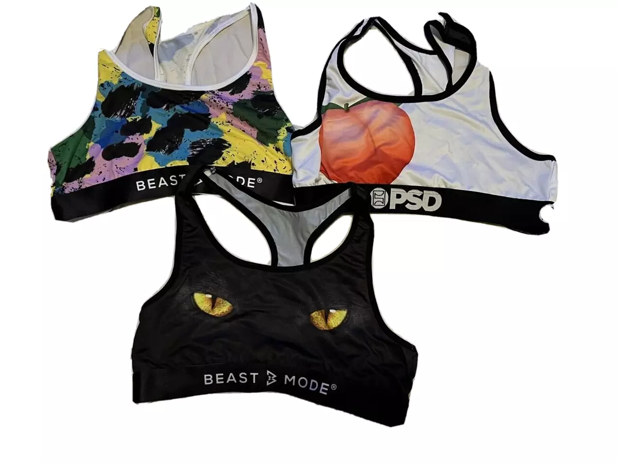 Set of 2 PSD Beast Mode Womens Triangle LARGE (Bra Size 34DD to 40B)  RETIRED