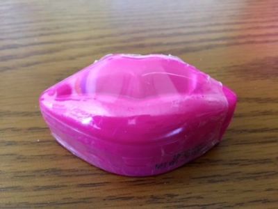 little miss matched Lip Gloss in Lip Case with Mirror Two Shades / Pink New