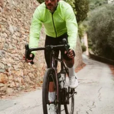 Bellwether Technical Men's M Cycling Ultralight Zip Jacket Fluorescent Yellow