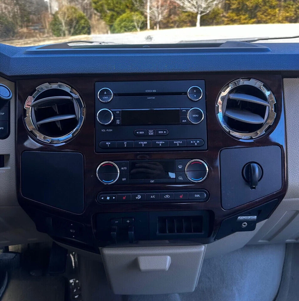 Radio estéreo para automóvil Android 15 Apple Carplay GPS navegación cámara para 2006-2014 F-250 F-350 Foto 2 de 4