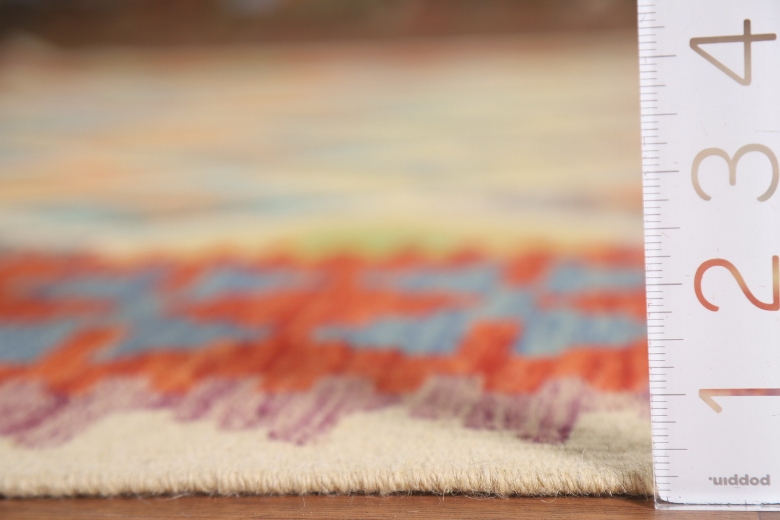 Colorful Kilim Rugs Rectangle Flatweave Pile Wool Kelim Carpets 6x8 ft ...
