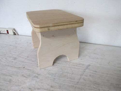 UNFINISHED Child's Step Stool Solid Wood 11.75" x 7.5" x 8" - Picture 3 of 4