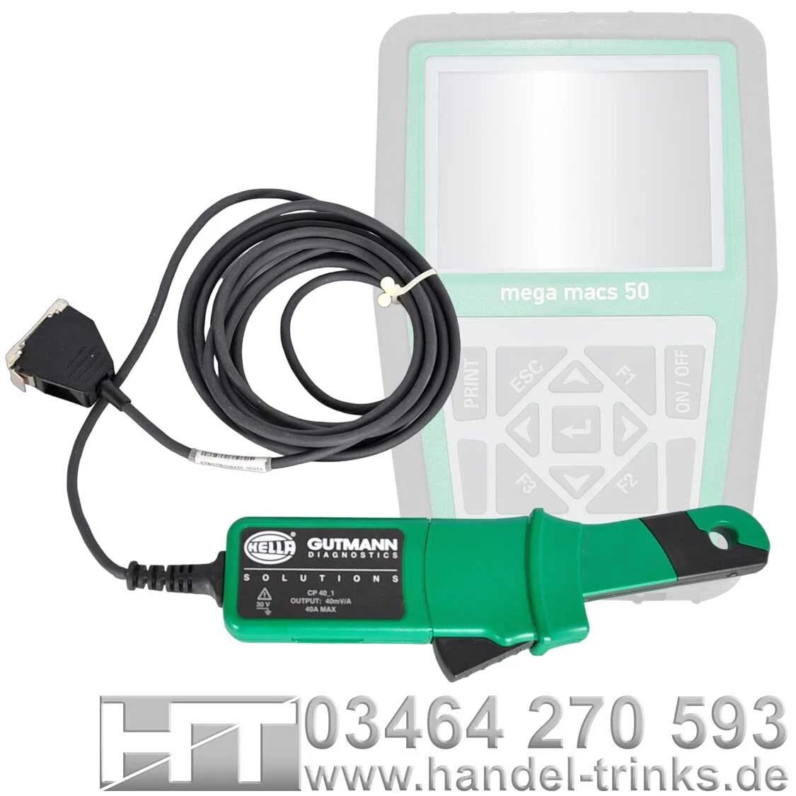 HELLA GUTMANN Stromzange 40A 342370 STROTRIGMA50 Mega Macs 50 MO50  