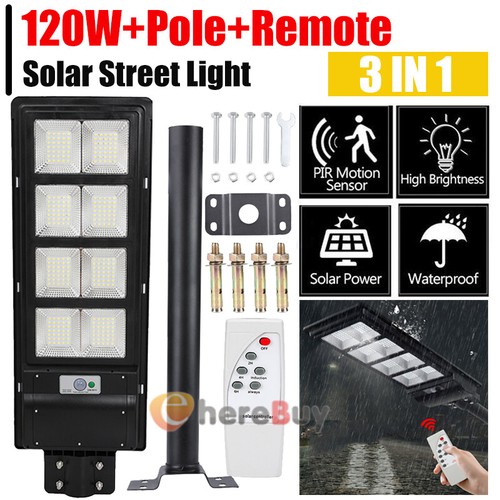 9900000lm LED Solar Street Lights Security Flood Lamp Motion Sensor Outdoor Wall - Picture 101 of 170