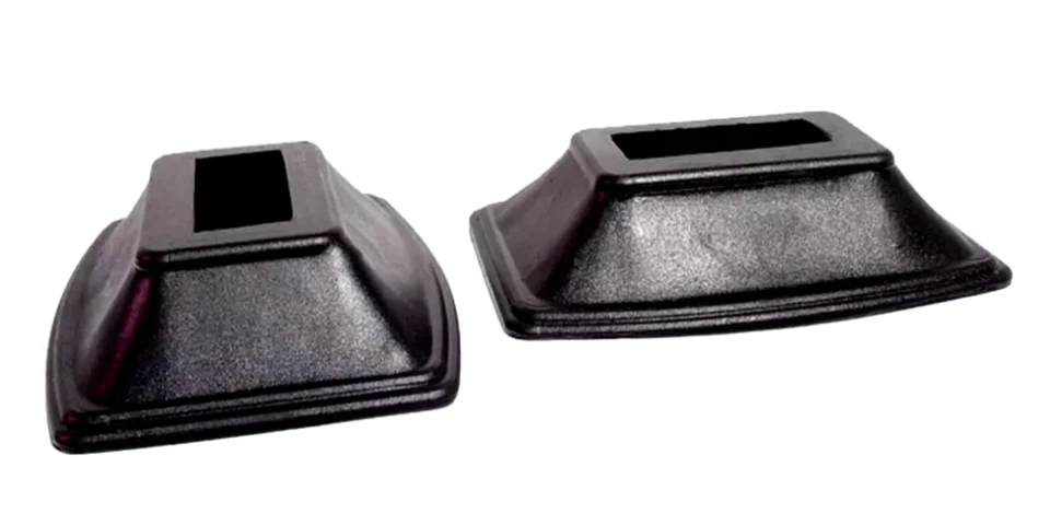 Par de ojales de goma para brazo de parachoques delantero derecho izquierdo Plymouth Dodge DeSoto 1938 Foto 2 de 4