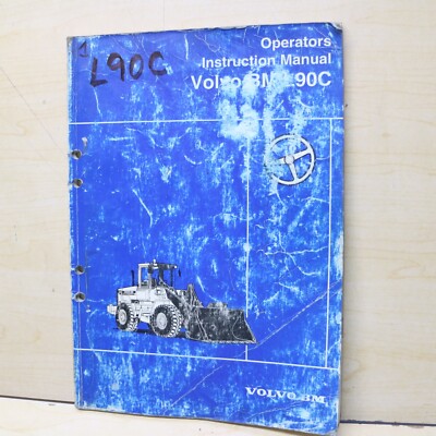 VOLVO L90C Crawler Wheel Loader Operator Owner Operation Manual book guide bm