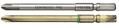 Festool Bit PH 1 / 2 / 3 -100 CE/2 für Centrotec mit Zirkon-Duplexbeschichtung
