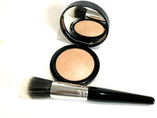 Mally Glowing Goddess Luminizer with Brush Rosy Glow  Full Size - NEW