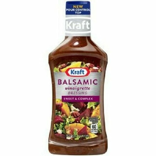 Kraft Balsamic Vinaigrette Salad Dressing & Marinade 16 Oz for sale