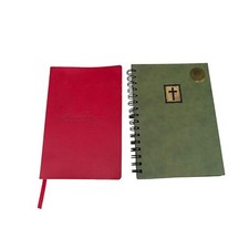 Set of 2 Christian Religious Journals notebooks New