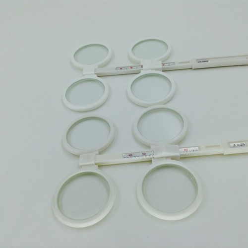 2 pezzi pinna di conferma plastica strumenti ottici pinna oftalmica - Foto 2 di 2
