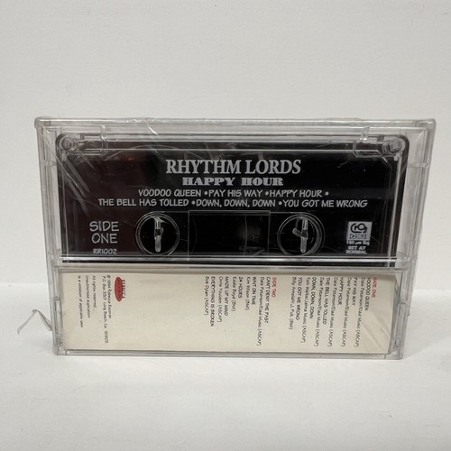Rhythm Lords Happy Hour Cassette 1994 Rebecca Records Blues Sealed NOS - Picture 3 of 6