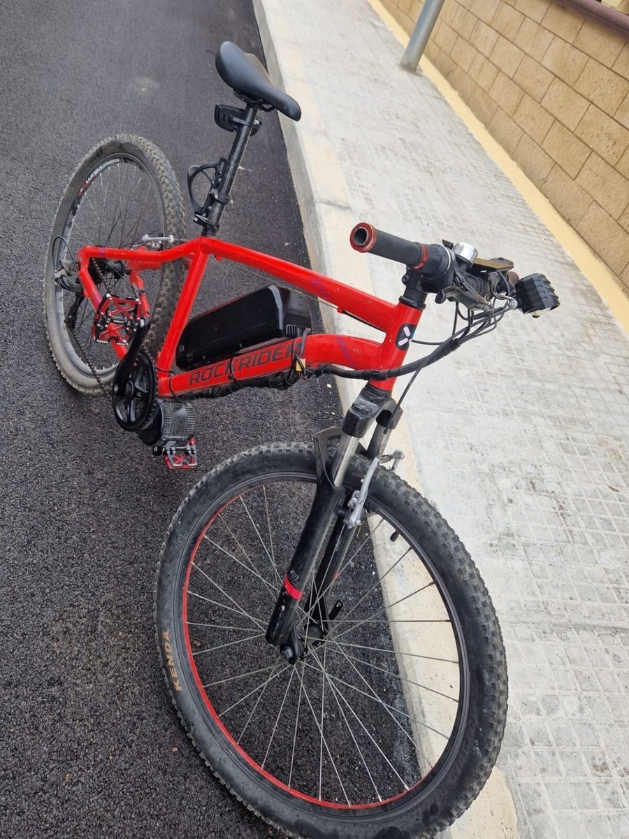 HOT Bici Mtb Rockrider St Bici Btwin Rossa Rockrider St 100