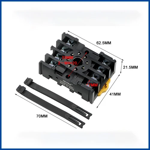 Socket Relay Base For PYF08A PTF08A PF085A 6 Pin 8 Pin 11 Pin 14 Pin -All Size - Picture 18 of 23