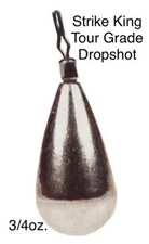 STRIKE KING TOUR GRADE TUNGSTEN 3/4oz DROPSHOT WEIGHT