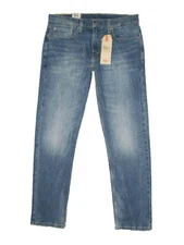 Levis Men 502 Regular Taper Blue Stretch Denim Jean Tanager Size 29 31 32 34 New
