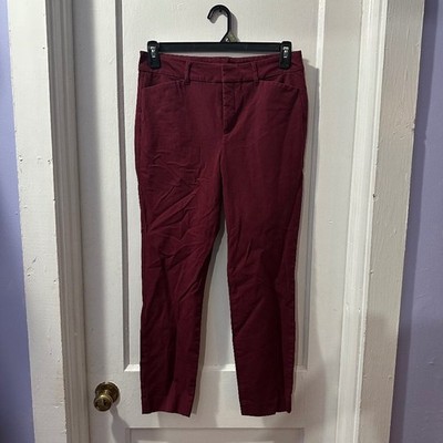 Old Navy Burgundy Pixie Pants In 8