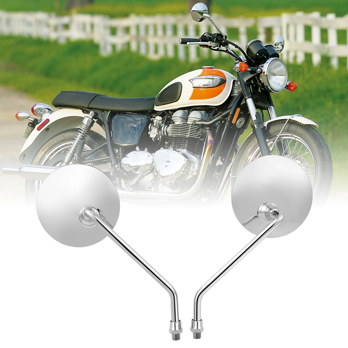 Motorcycle & Scooter Mirror Assemblies for Triumph Bonneville for