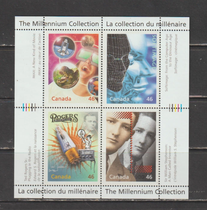Canada 2000 The Millennium Collection Souvenir Sheet MNH - Image 1 of 1
