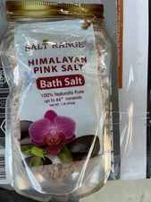 Salt Range Himalayan Pink Bath Salt 1lb Exfoliating Pure Spa Relax Detox 7 Bags