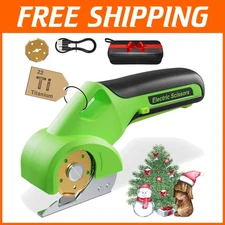 Lightweight Electric Scissors - Titanium Blades, Safety Lock