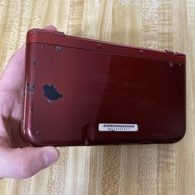 nintendo, new nintendo 3ds xl, metallic red, w/ charger, tested Top IPS