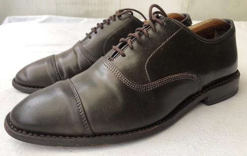 Allen Edmonds Park Avenue Shell Cordovan Cap-toe Oxford Dress Shoe BrownSz US 8E