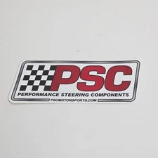 PSC performance steering components 8"  Decal Racing Sticker