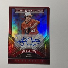 2015 Panini Elite Extra Edition - John Curtiss #161 Prospects Autographs (AU,RC)