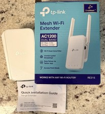 TP-Link RE315 Mesh Wi-Fi Range Extender AC1200 Dual-Band Wireless